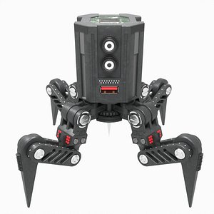 3D Spider-Bot model
