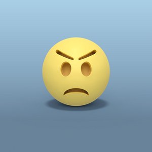 angry smiley model