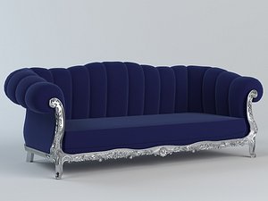 classical sofa furniture 3d model