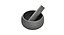 Rivet Stone Mortar Pestle