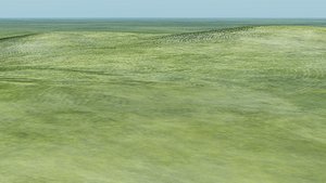 3d grassland terrain