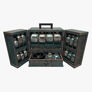 3D Medieval Box Open