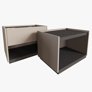 3D Lansot Edge Bedside Cabinet