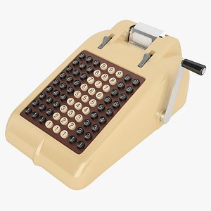Retro Adding Machine 01