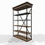 Wooden storage shelf