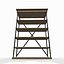 Wooden storage shelf