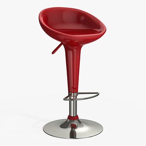 3D model bombo style bar stool