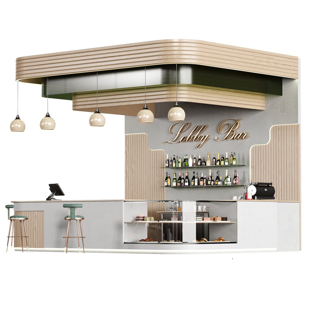 Bar 28 Lobby Bar 3D Model - TurboSquid 2290391