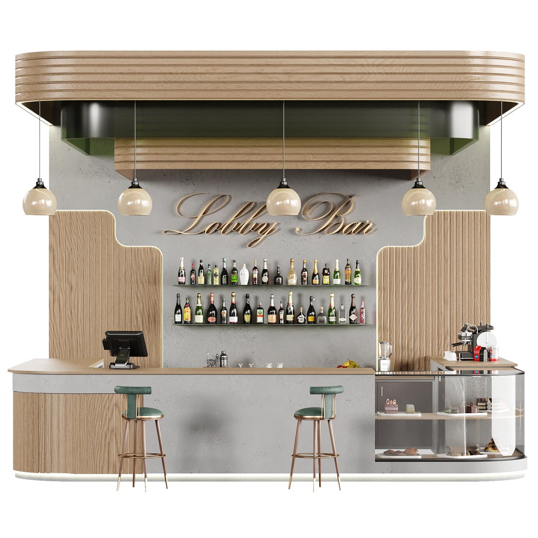 Bar 28 Lobby Bar 3D Model - TurboSquid 2290391