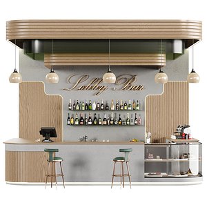Bar 28 Lobby Bar 3D model