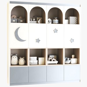 Furniture for nursery 4 3D