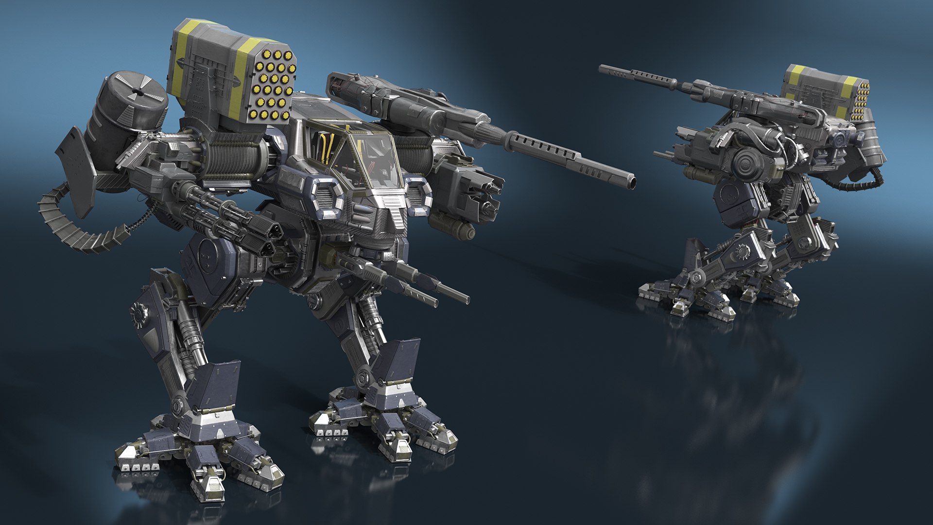 3D Assault-Class War Mech Heavy Weapon Loadout - TurboSquid 2438265