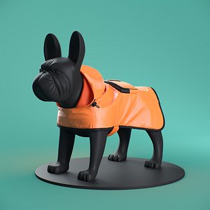 Mondog Cape Poldo Dog Couture 3D model