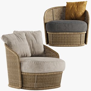 Talenti Nido swivel armchair