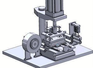 Vacuum cup press Sealing Machine 3D CAD Model - Transparent Film Can and Cup Sealer