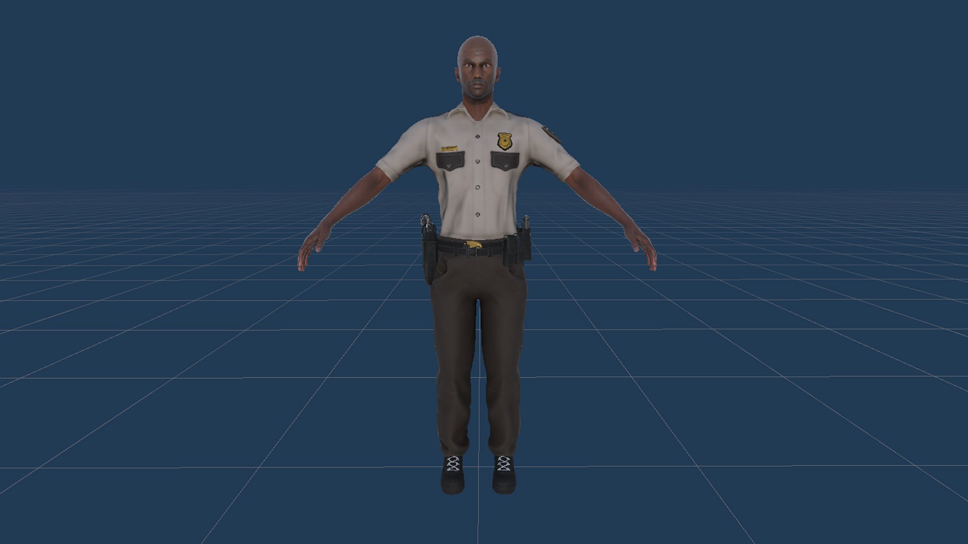 Policeman Model - TurboSquid 2359721