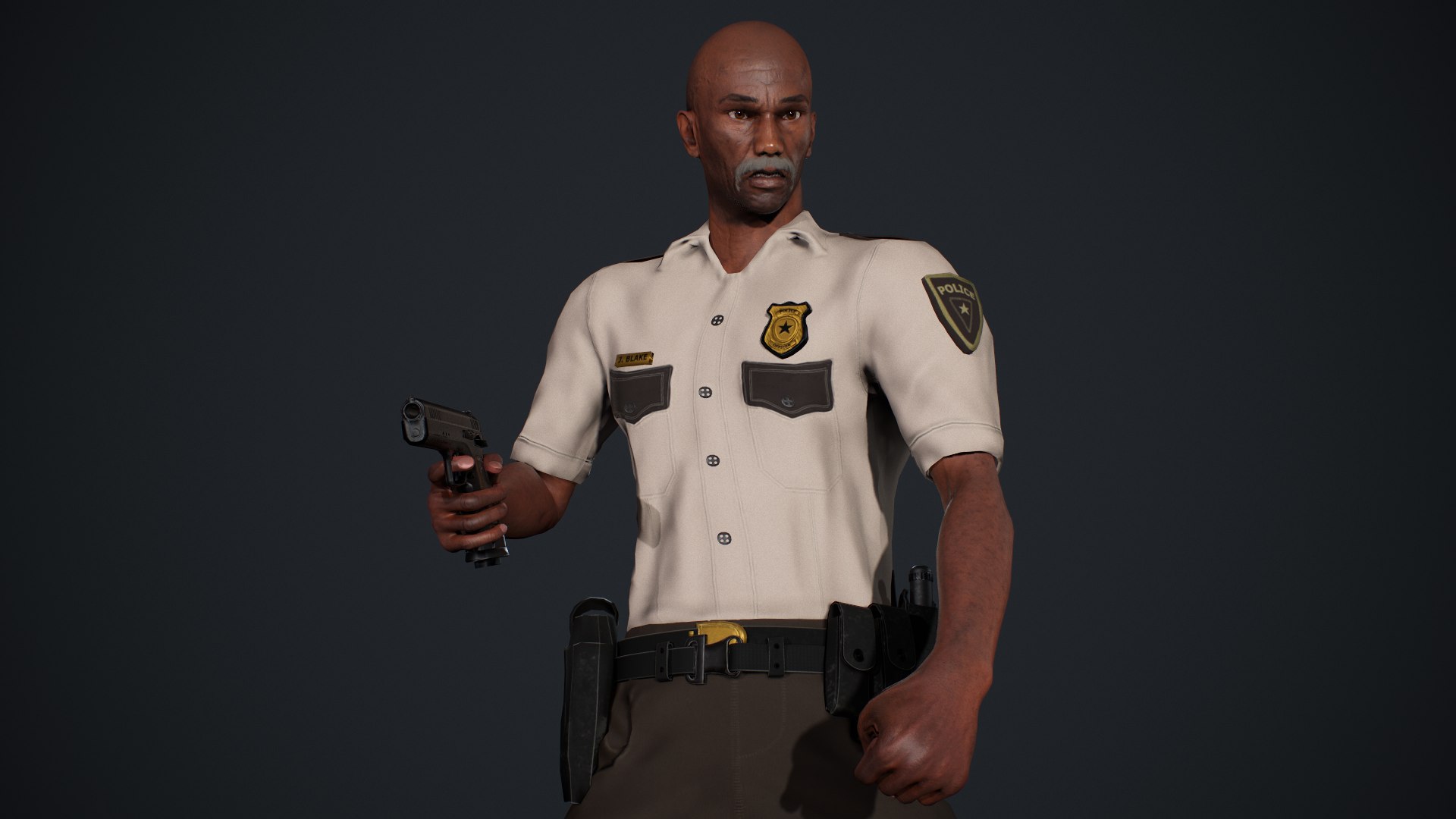 Policeman Model - TurboSquid 2359721