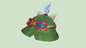 3D Teemo Helmet 05 Normal Camo - Character Fashion Design