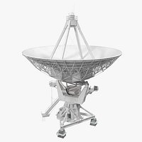 Big Parabolic Satellite Dish