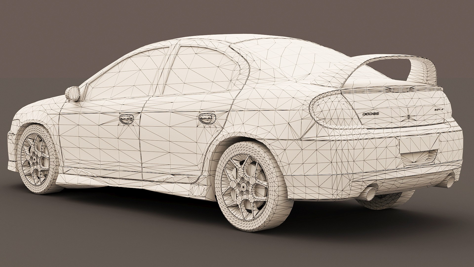 3D Model Dodge Neon Srt4 2003 TurboSquid 1987768