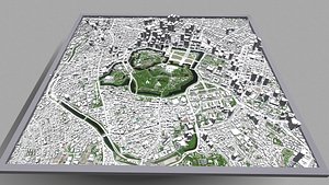 Cityscape Tokyo Japan 3D