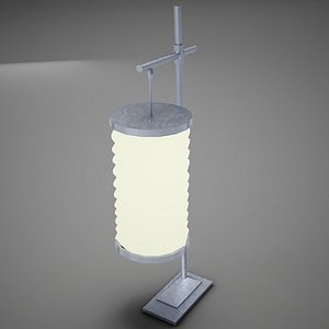 3d model lamp scene