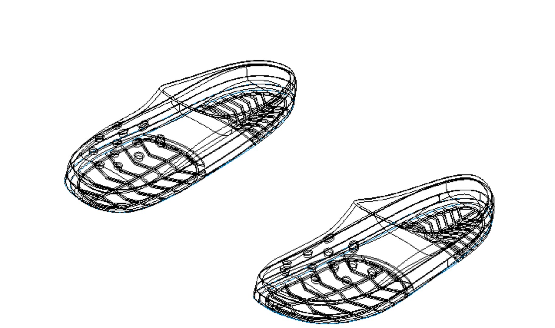 Realistic 3D Shoes Pair High-Quality Footwear Model 3D Model ...
