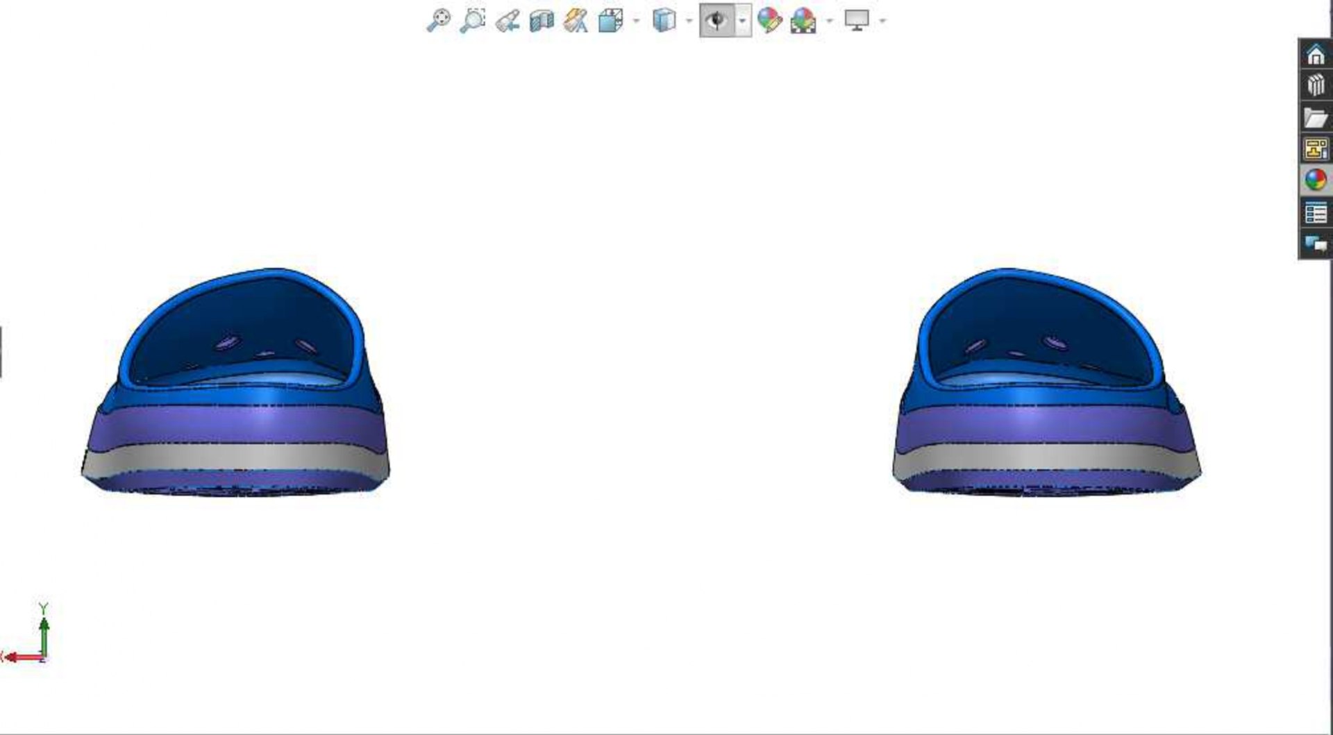 Realistic 3D Shoes Pair High-Quality Footwear Model 3D Model ...