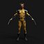 Wolverine MCU version Low-poly 3D Model