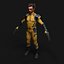 Wolverine MCU version Low-poly 3D Model
