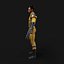 Wolverine MCU version Low-poly 3D Model