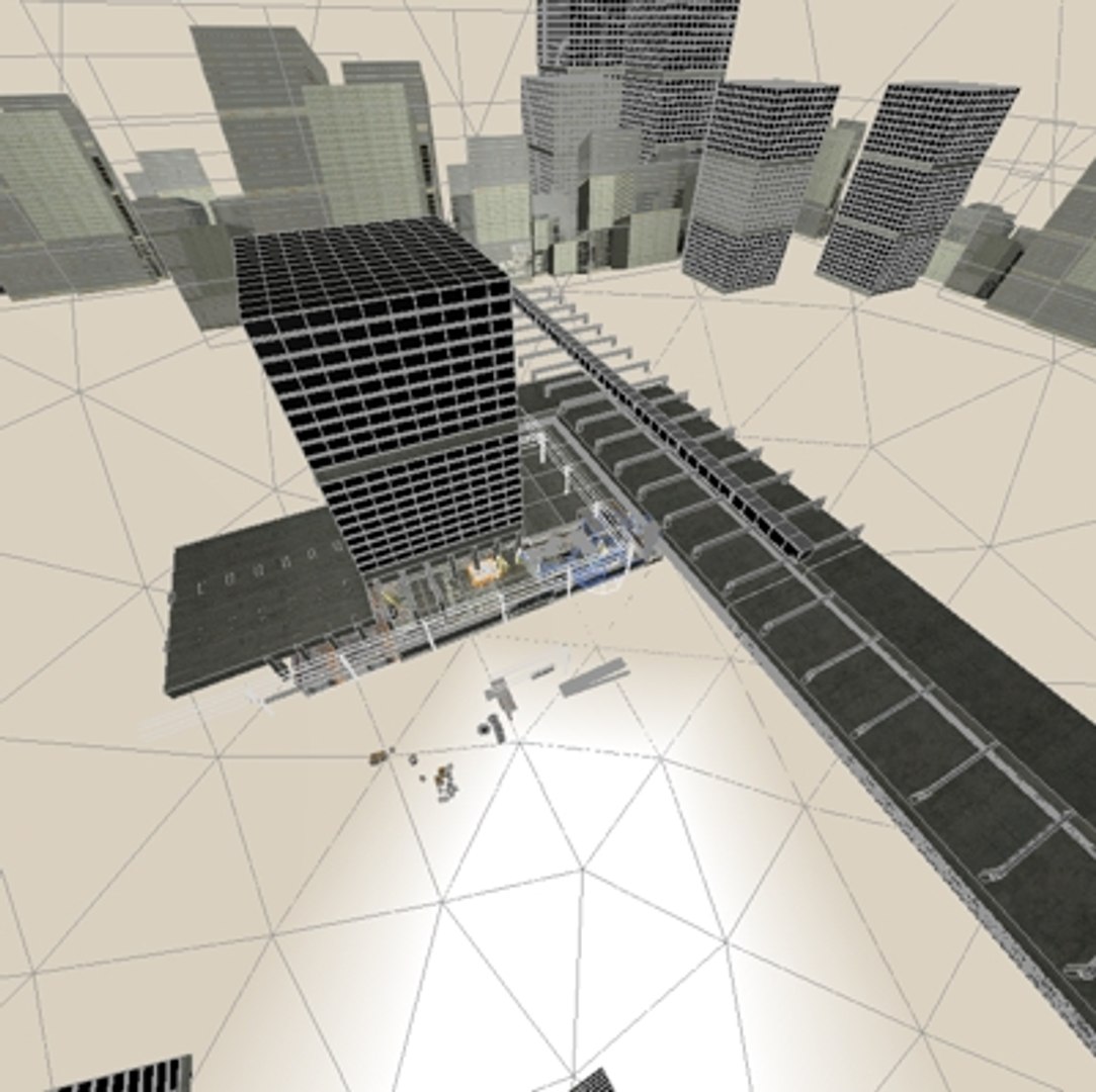 urban rendering 3d max