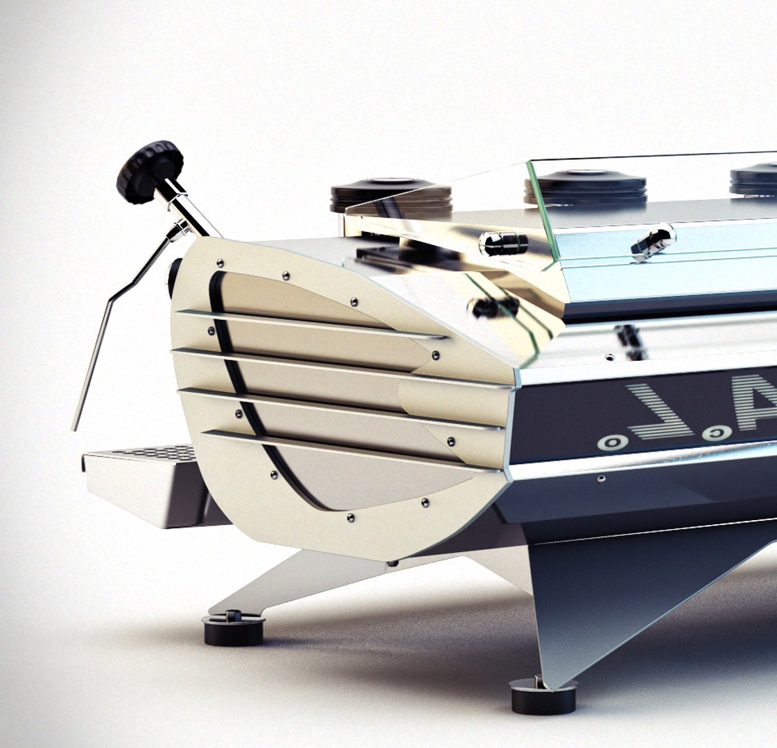 3d La Marzocco Mistral Coffee Machine