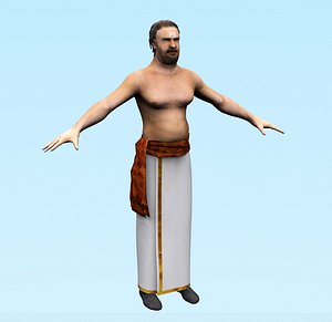 male-indian-3d-character-realistic-human-cartoonic-humanoid 3d model