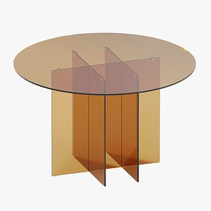 Round Glass Dining Table Anouk Westwing Collection