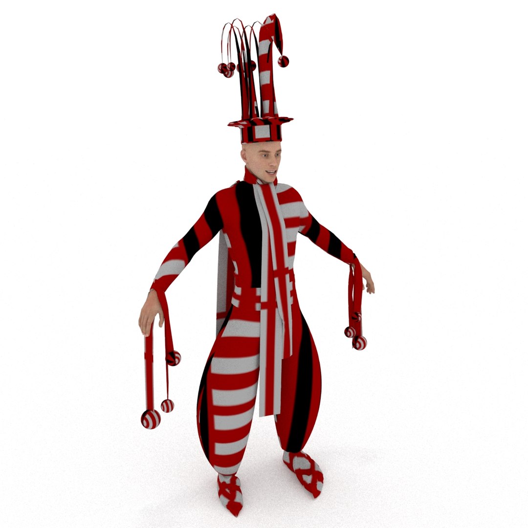 3D Jester Model - TurboSquid 1844491