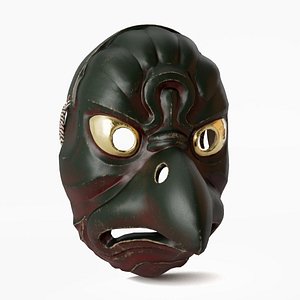 3D Japanese Korobase mask