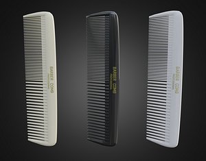 3D Plastic barber comb