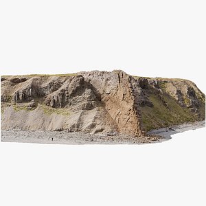 3D Steep Coast Beach  - 3D PBR Model(1)
