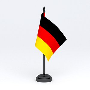 Table Flag Germany 3D