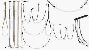 Set Chandelier LEDA Karman