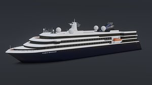World Traveller - Mystic Cruises 3D model