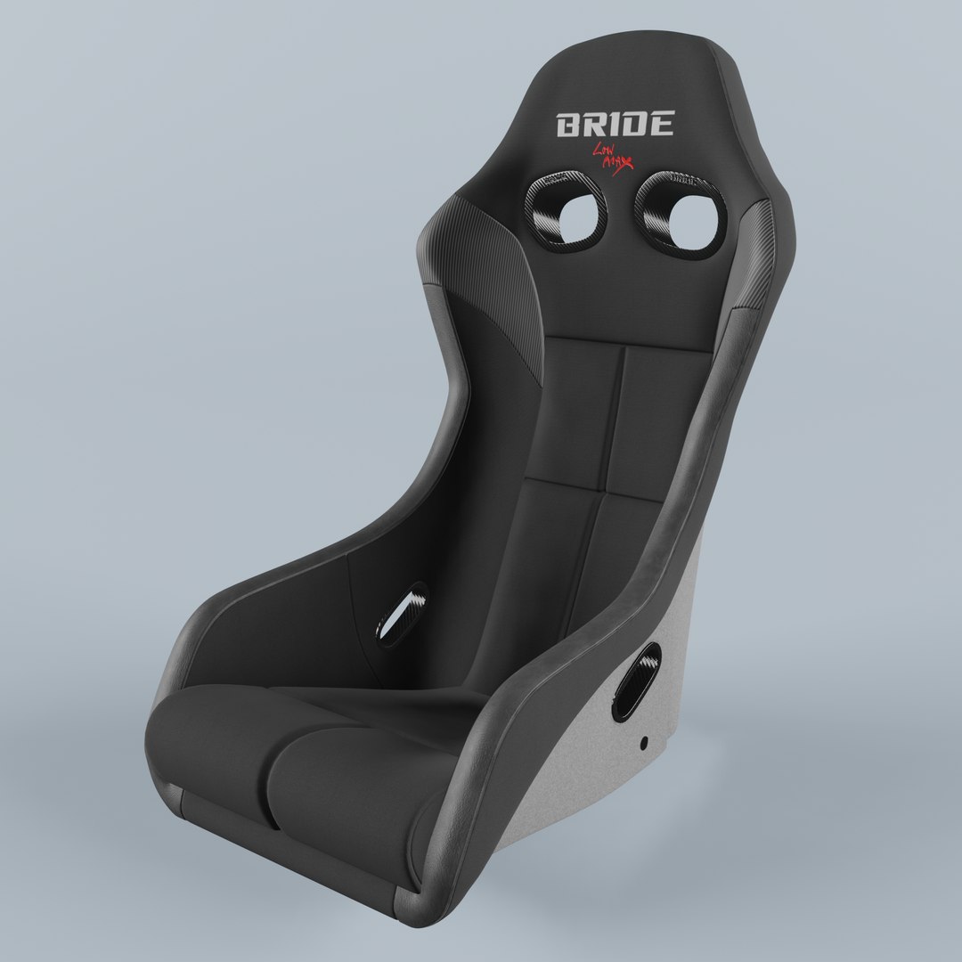 BRIDE ZETA IV Black Seat model - TurboSquid 1789648