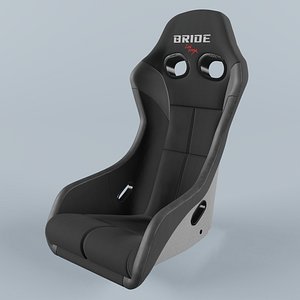 BRIDE ZETA IV Black Seat 3D model
