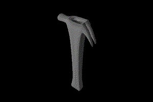 free hammer polygons 3d model