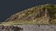 Steep Coast Beach  - 3D PBR Model1