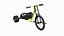 Razor DXT Drift Trike Yellow Rigged