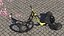 Razor DXT Drift Trike Yellow Rigged