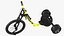 Razor DXT Drift Trike Yellow Rigged
