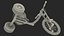 Razor DXT Drift Trike Yellow Rigged